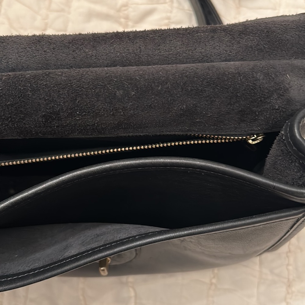 Vintage Coach Station Willis Bag in black - Picture 13 of 14